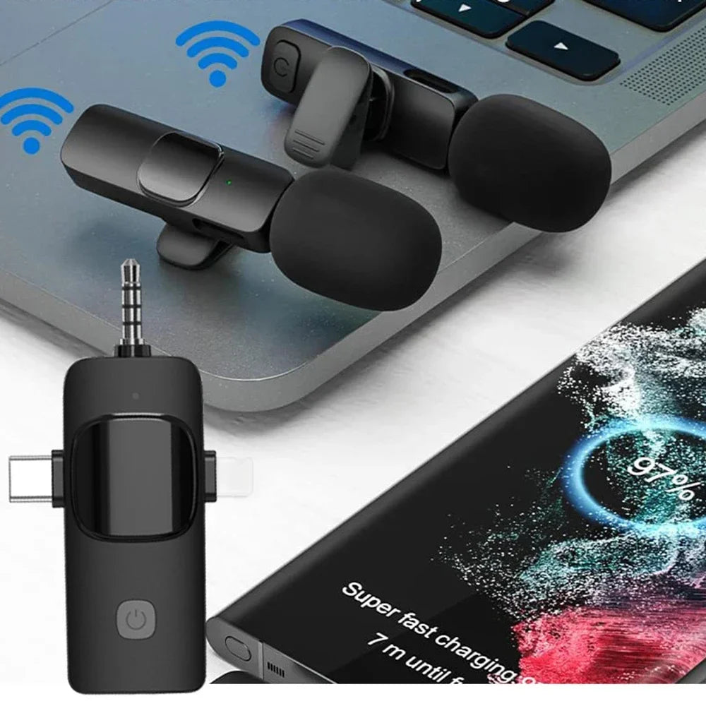 Mini Wireless Microphone for iPhone / Android