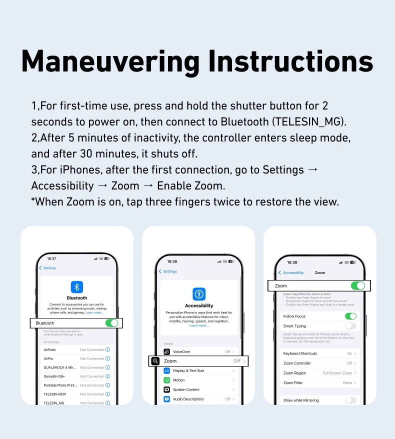 Magnetic Phone Camera Shoot Hand Grip