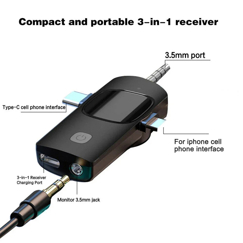Mini Wireless Microphone for iPhone / Android